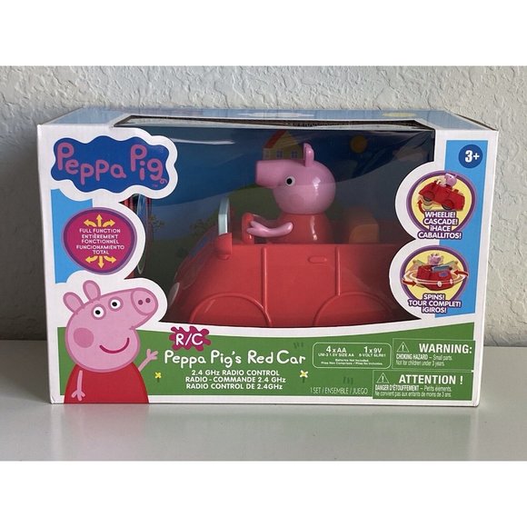 Hasbro Toys 24 Ghz Radio Control Rc Peppa Pigs Red Car Full